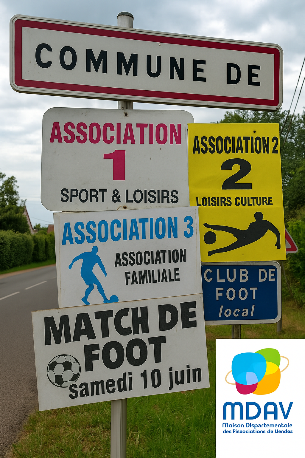 1 commune. 3 clubs de foot. Et parfois… aucun public dans les gradins.